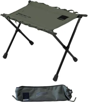 Folding Stool Camping Stool Reusable Fishing Chair Folding Chair Recliner Foot Rest for Festival Picnic Lounge Travel Patio, Green