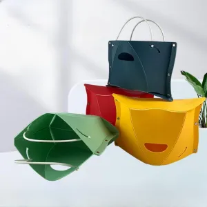 Folding Stool   Handbag Sketch Practice Outdoor Travel Camping Folding Stool Queue Portable Stool Ultra-Thin Stool Shopping Handbag (Red (with Handle))