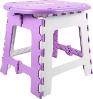 Folding Travel Stool Compact Portable Camp Stool for Adults for Fishing Hiking Beach and Garden Use Lightweight and Space-Saving Design Height