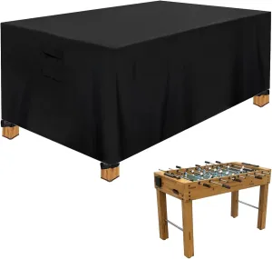 Foosball Table Cover compatible with Best Choice,48in Waterproof 210D Football Table Cover Outdoor Waterproof with 4 Windproof Buckles & Handle,48"L x 40"W x 31"H(Only Cover)