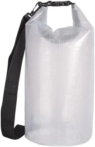 Fox Outdoor 32-1005 10 Liter Roll Top Clear Dry Bag