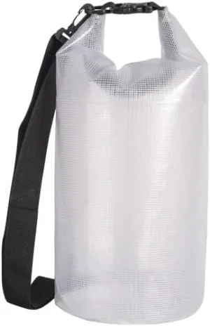 Fox Outdoor 32-1005 10 Liter Roll Top Clear Dry Bag
