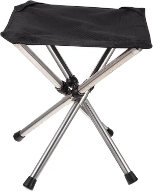GALPADA 1Pc Portable Folding Fishing Stool Height Outdoor Camping Chair Lightweight Collapsible Design for Hiking Travel and Fishing Activities Storage Bag Included