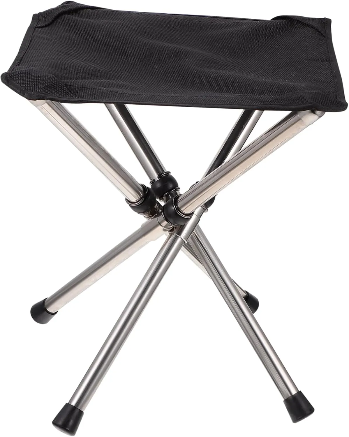 GALPADA 1Pc Portable Folding Fishing Stool Height Outdoor Camping Chair Lightweight Collapsible Design for Hiking Travel and Fishing Activities Storage Bag Included