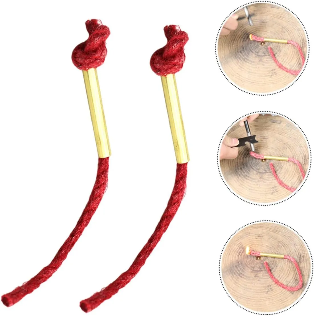GALPADA Camping Fire Rope Fire Starter Fire Rope Stick Starters Fire Starter Sticks Flint Fire Starter Flint Rod