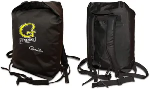 Gamakatsu BAG001 Waterproof Dry Bag, Zblack with Red Strips, One Size