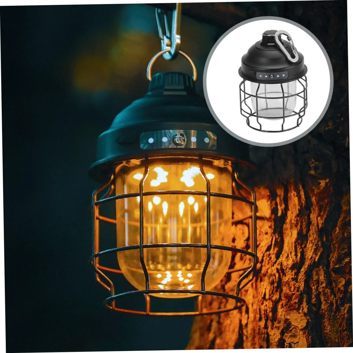 GANAZONO Sturdy Rechargeable Camping Light Led Camping Lamps Hiking Tool for Outdoor