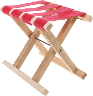 Garden Fishing Folding Stool Compact Collapsible Wooden Bench for Outdoor Camping Lightweight Portable Design Stylish Easy to Carry and Store for Fishing and Gardening