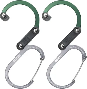 GEAR AID HEROCLIP Carabiner Gear Clip and Hook (Mini) for Travel