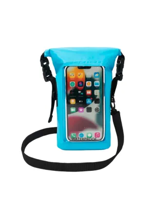 Gecko Neon Blue Waterproof Phone Dry Bag