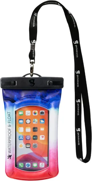 geckobrands Float Phone Dry Bag - Waterproof & Floating Phone Pouch – Fits Most iPhone and Samsung Galaxy Models