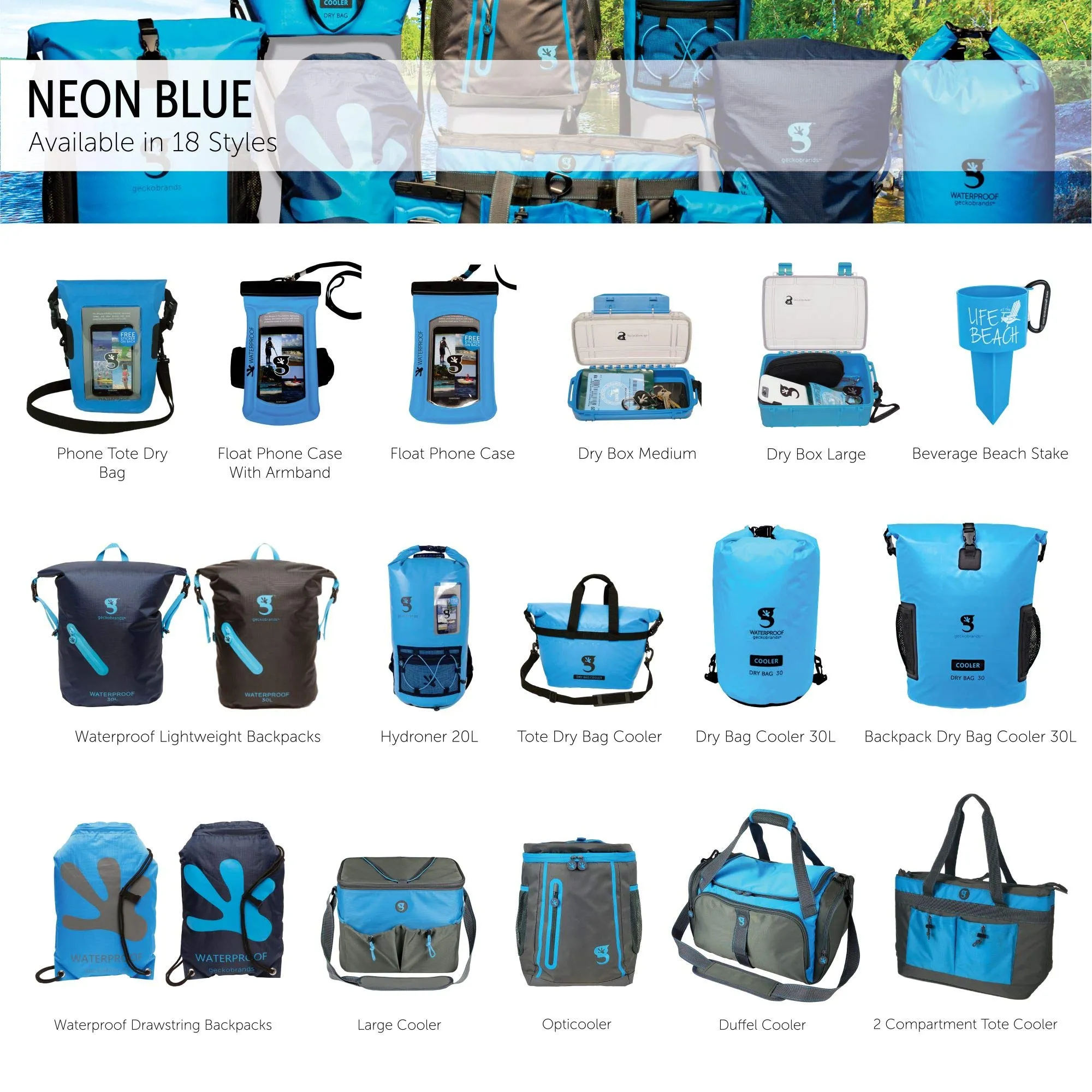 Geckobrands Float Phone Dry Bag