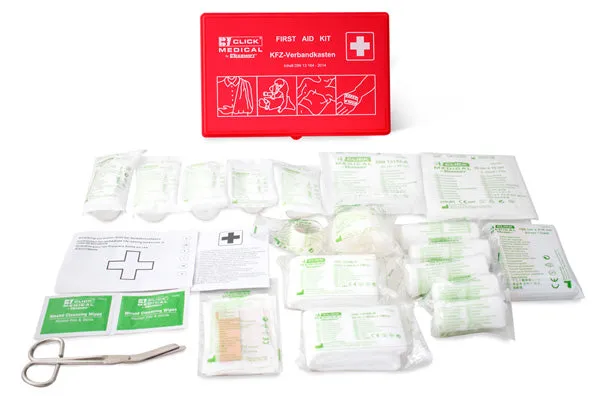 GERMAN VEHICLE FIRST AID KIT DIN 13164 IN TRAVEL BOX