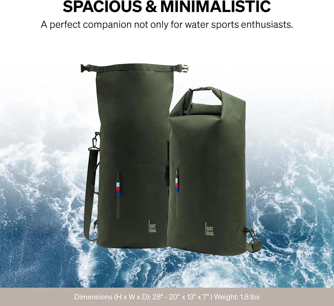 GOT BAG Dry Bag – 32L Waterproof Recycled Ocean Plastic