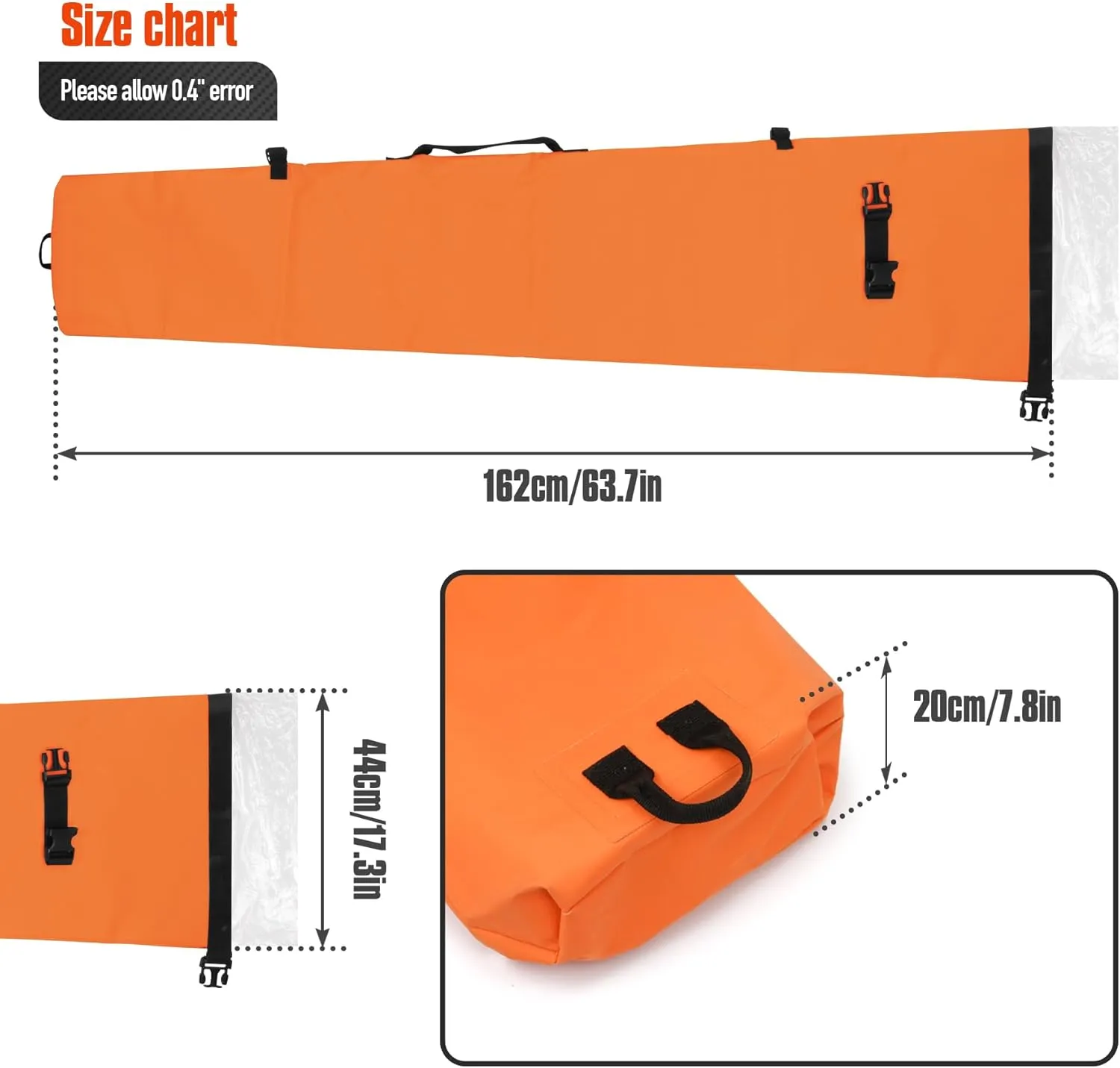 GUGULUZA Waterproof Bag for Rifle Case Shotgun Bag, Roll-Top Closure Lightweight & Floating Bag Cover, Wet Bag for Duck Hunting, Swamps & Water Sports