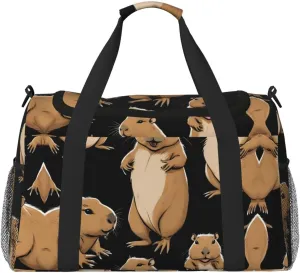 Guinea Pig print Weekender Overnight Carry On Bag Gym Luggage Bag Duffel Bag for Travel Women