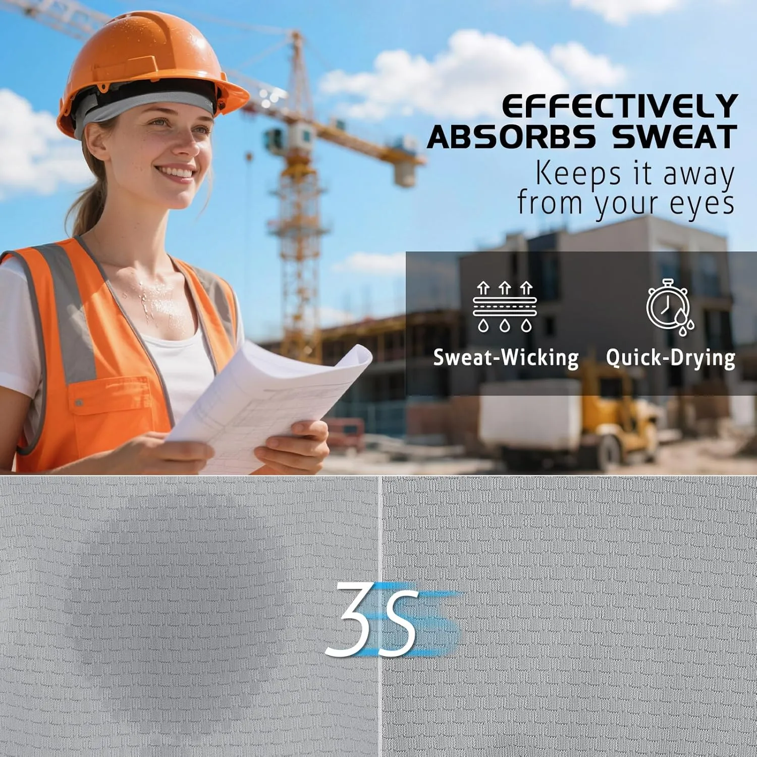 GXCROR Cooling Skull Cap for Men Women Sweat-Wicking Breathable Mesh Liner for Helmets, Summer Cycling Motorcycle