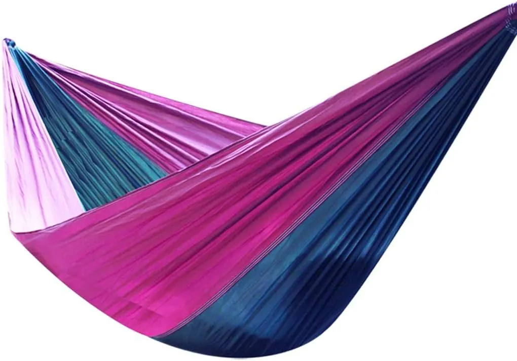 Hammock Camping Hammock - Extra Large Double Parachute Hammock Lightweight Nylon Spinning Mens Womens Kids, Camping Accessories Gear Swing