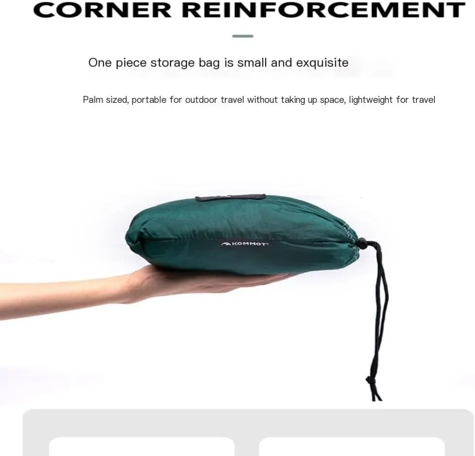 Hammock Double Muche Outdoor Camping Anti-Rollover Hammock Adult Outdoor Swing Ultra-Light Portable Double Hanging Chair Hammock Outdoor(A)