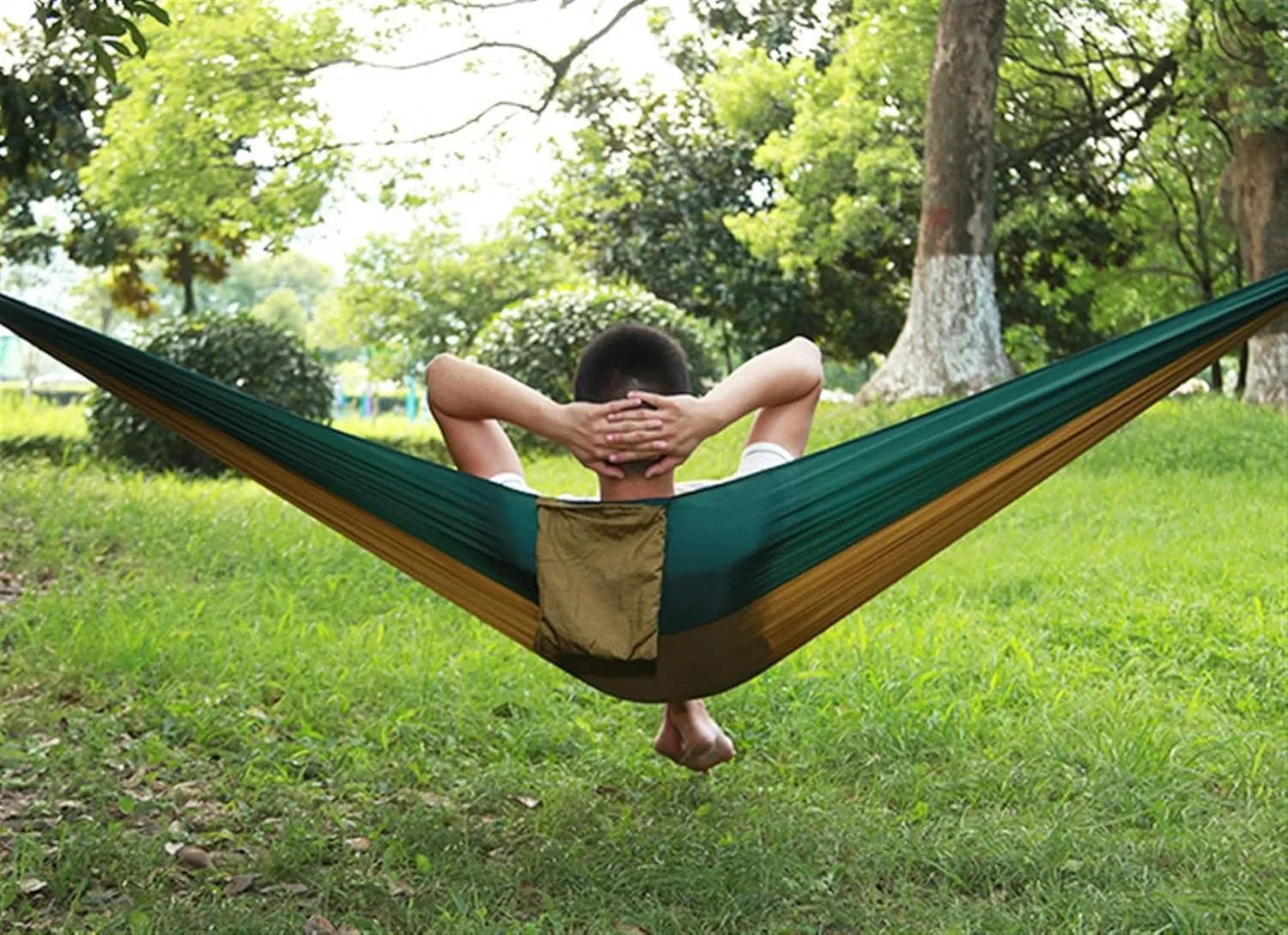 Hammock Outdoor Leisure Hammock 270x140cm Ultralight Breathable Garden Courtyard Portable Travel Hanging Swing Portable Hammock