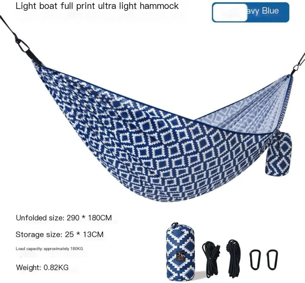 Hammocks Hammock Outdoor Swing Single Double Camping Anti-Rollover Home Dormitory Hanging Chair Indoor Hanging Rope Camping Hammocks(Small)