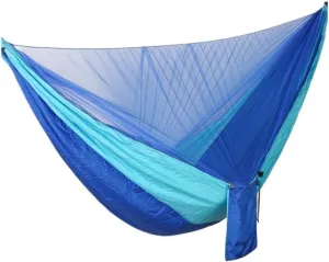 Hamock Quick-Release Hammock with Mosquito Net Hanging Sheet Double Parachute Cloth Anti-Rollover Camping Hammock Hanmock(G)
