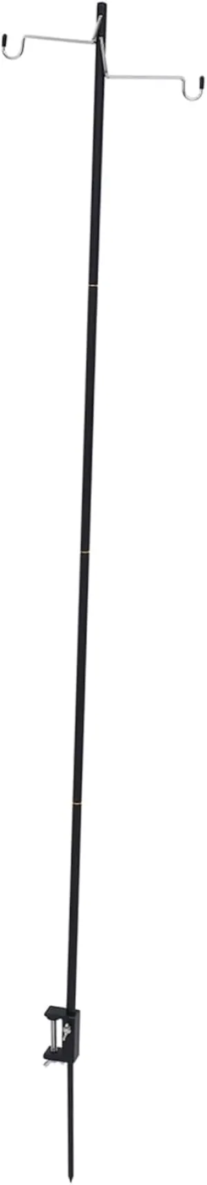 HANABASS 1 Set Folding Table Light Stand Outdoor Light Bracket Camping Lamp Stand Folding Lamp Pole Lantern Stand