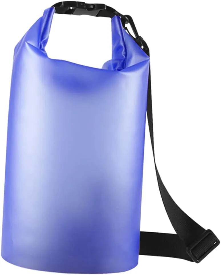 HANABASS 1pc Beach Storage Bag Waterproof Bags for Boating Phone Waterproof Pouch Beach Waterproof Bag Beach Backpack Swimming Dry Bag Outdoor Backpack Boating Dry Bag Clear Backpack Blue