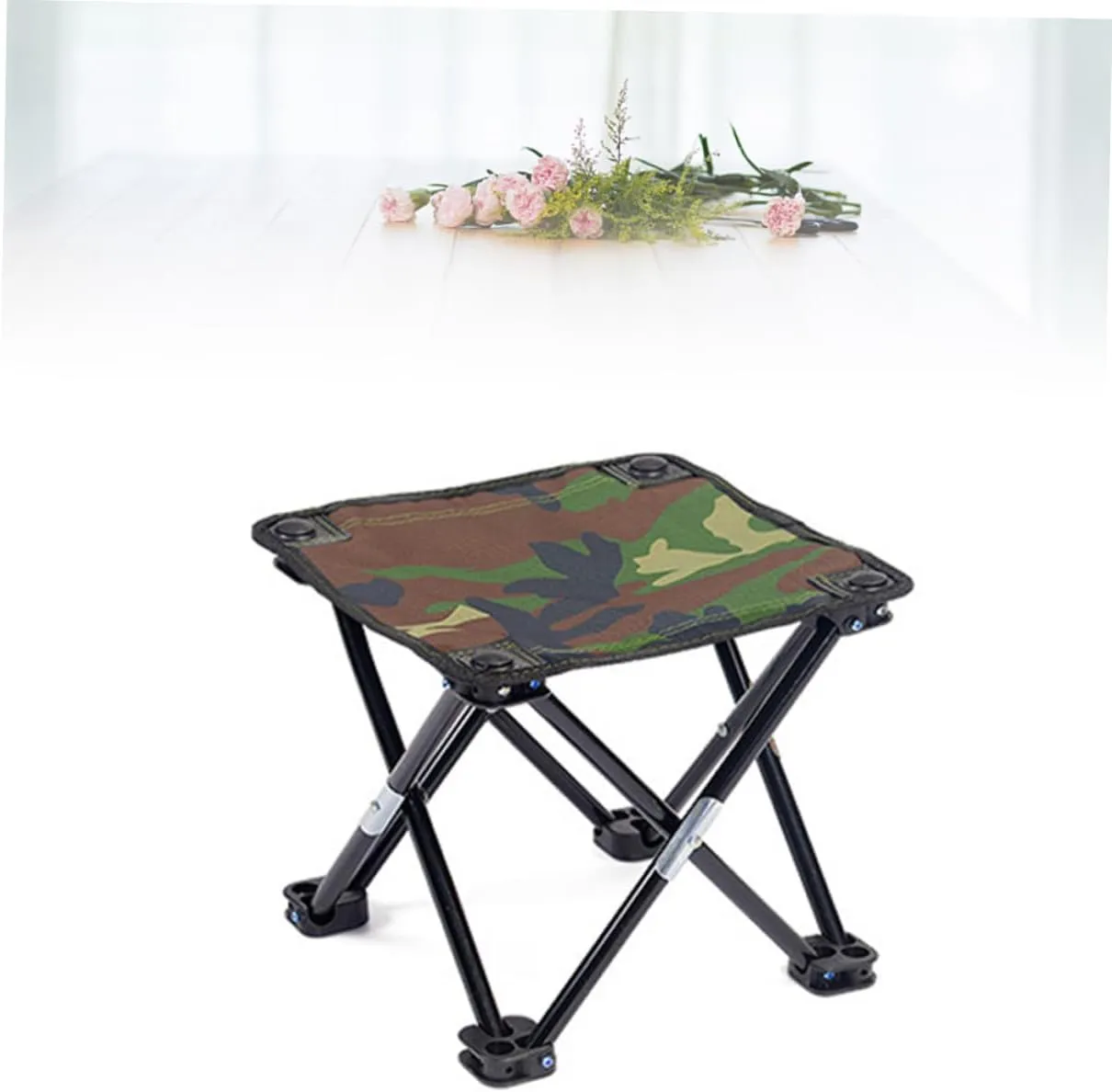 HANABASS Camping Stool Seat Multi-Function Beach Portable Chair Camouflage Design