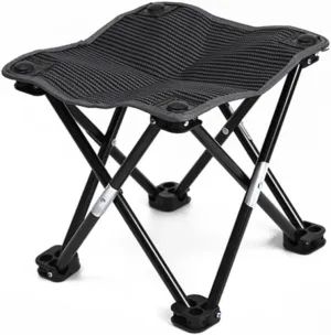 HANABASS Mini Portable Folding Stool Portable Stool Camping Folding Chair Quick-fold Chair for Outdoor Camping Fishing Travel Hiking