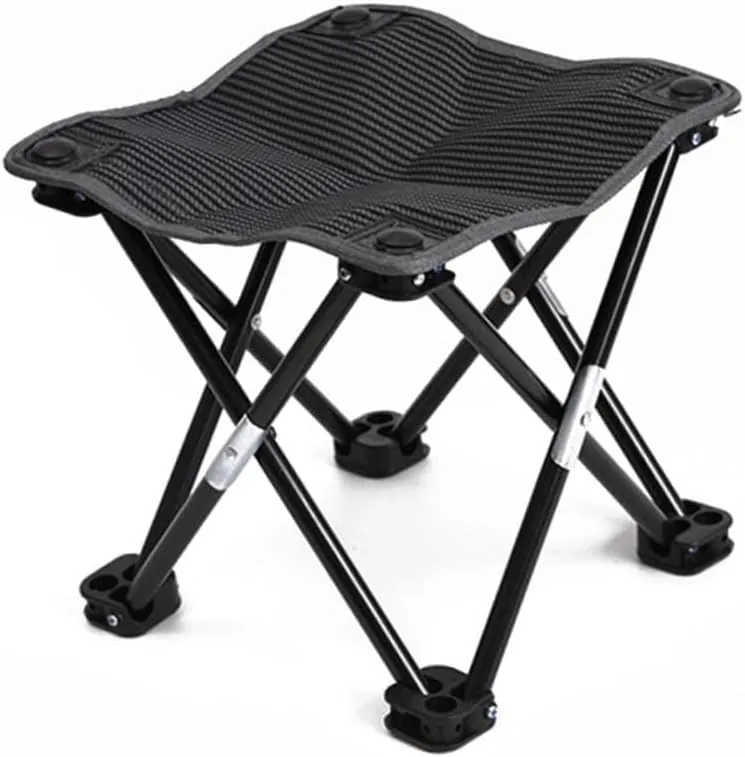 HANABASS Mini Portable Folding Stool Portable Stool Camping Folding Chair Quick-fold Chair for Outdoor Camping Fishing Travel Hiking