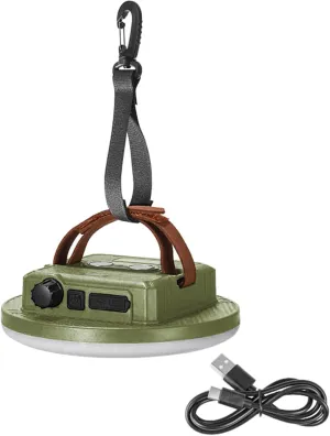 Hanging Camping Tent Light LED Rechargeable Portable Lantern with Magnetic Adsorption,4 Dimmable Modes,Waterproof,USB Output,Tripod Compatible for Outdoor Camping,Hiking,Emergency (D82-2(4500mAh))