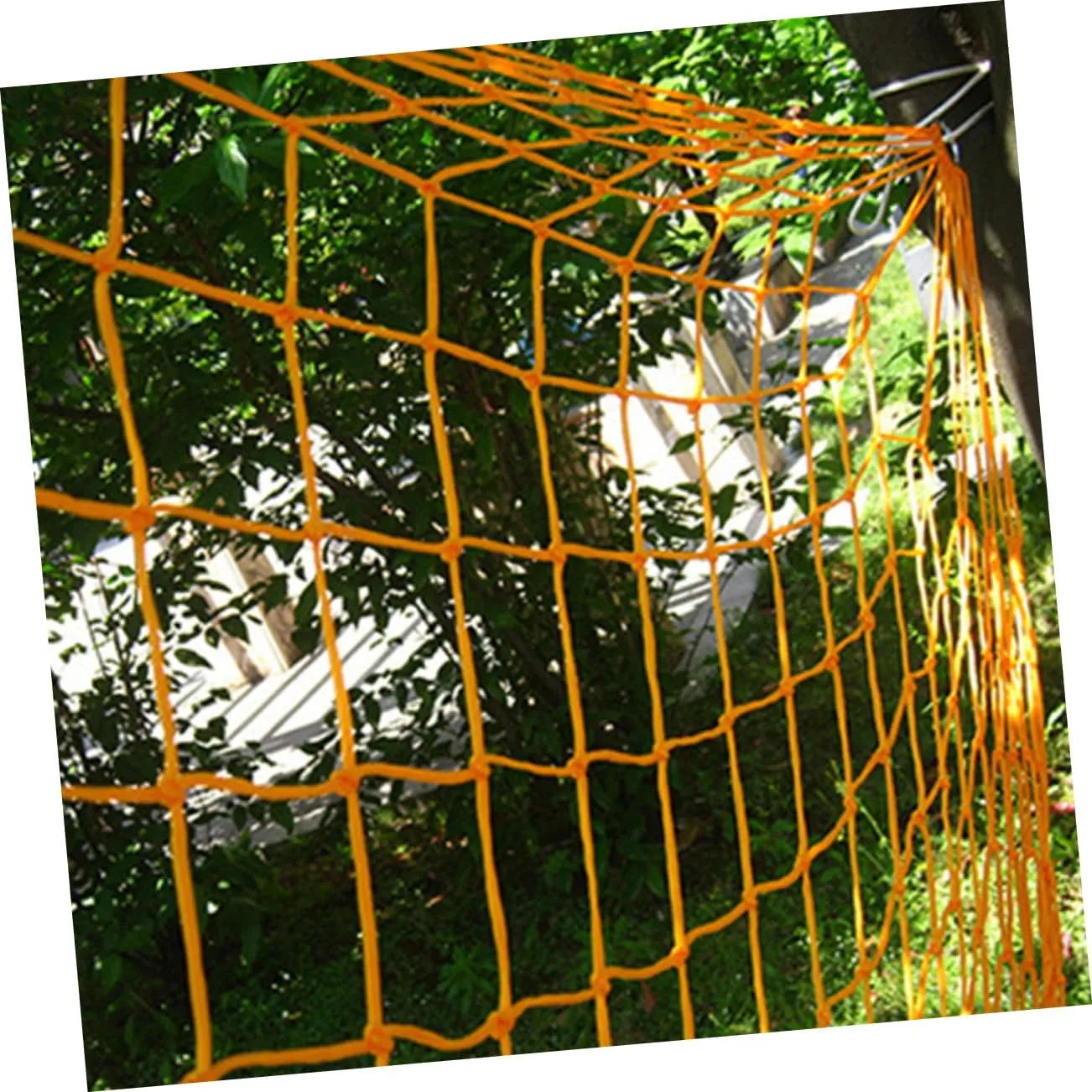 Hanging Nap Bed Portable Nylon Hammock for Outdoor Leisure and Breathable Swing for Camping Hiking and Relaxing Pool Lake Orange
