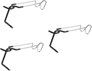 Happyyami 2pcs Light Hook Stainless Steel Rubber Camping Supplies