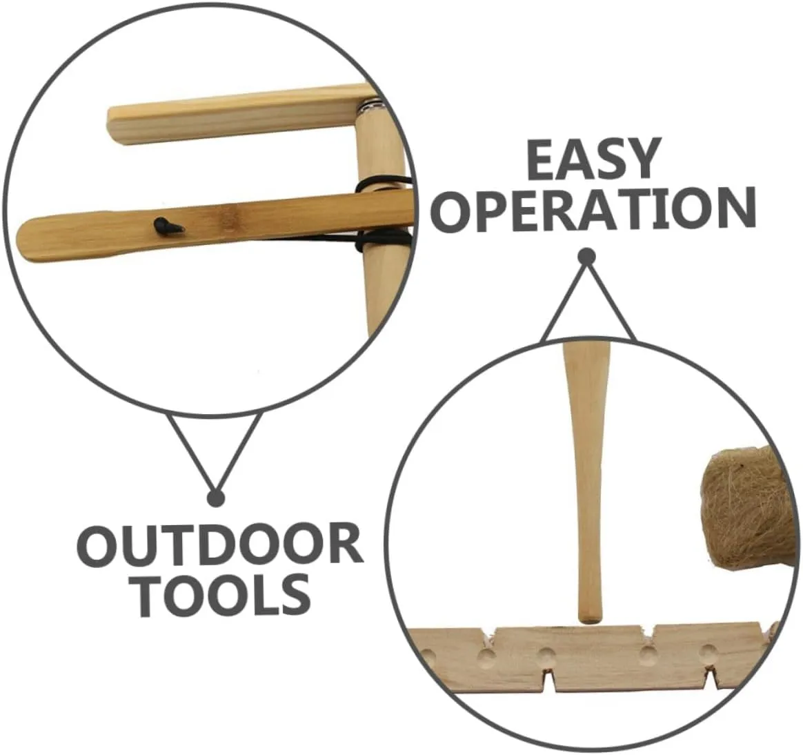 Happyyami Camping Fire Starters Camping Fire Tool Outdoor Fire Tools Outdoor Fire Starter Wood Fire Tool Double