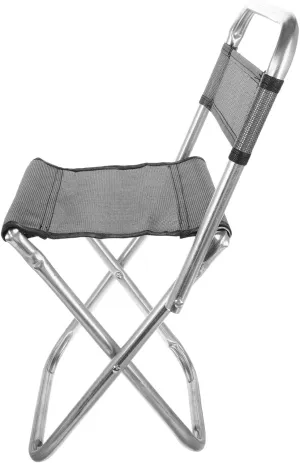 Happyyami Lightweight Folding Camping Chair Portable Fishing Stool Collapsible Outdoor Stool Multi-Functional Travel Folding Chair Compact for Adults Random Color