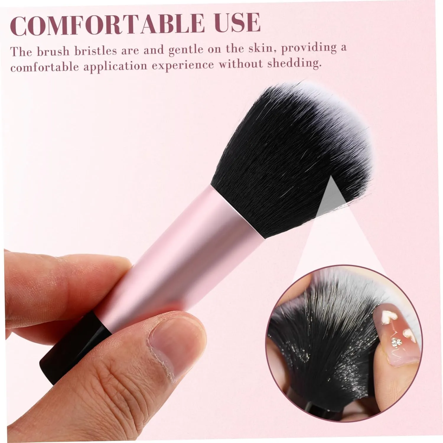 Hemoton 20pcs Mini Makeup Brush for Travel Portable Cosmetic Brushes Storage Pouch for Eyeshadow Blush Highlighter Application Elegant Design for Women