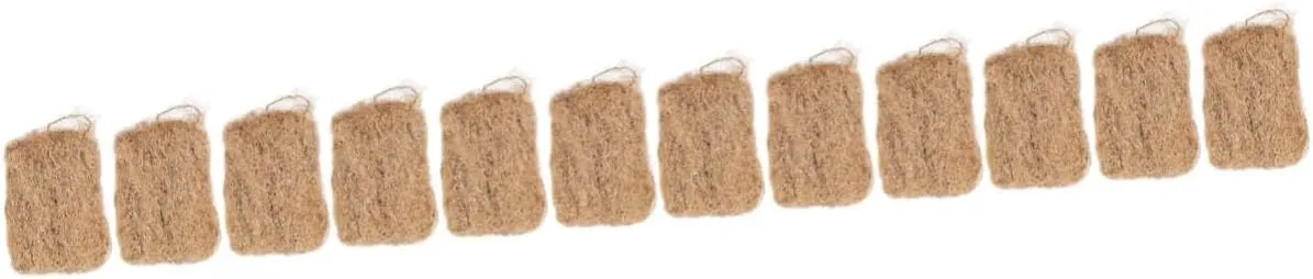 Hemoton 4sets Jute Fire Starters Professional Outdoor Fire Tools Lightweight Convenient Flame Starters for Camping BBQ and Campfires Essential Camping Accessories 3pcs*4
