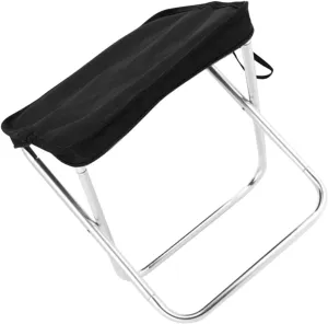 Hemoton Stool Heavy Duty Multi Functional Fishing Chair Compact Collapsible Stool for Camping Travel BBQ and Outdoor Activities Portable and Durable