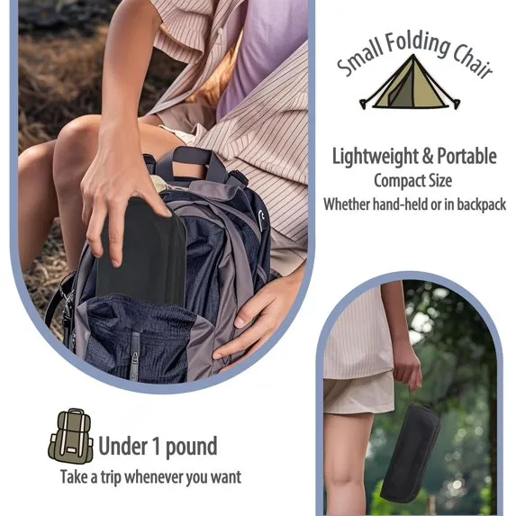 Holds Camping Portable, Professional service Chair 330LBS, 1PCS Events, Adults, Outdoors, Fishing Up Ideal and Hiking, to for Foldable Affordable delivery Camping, AmzDoer Chairs Portable for Chair, Portable