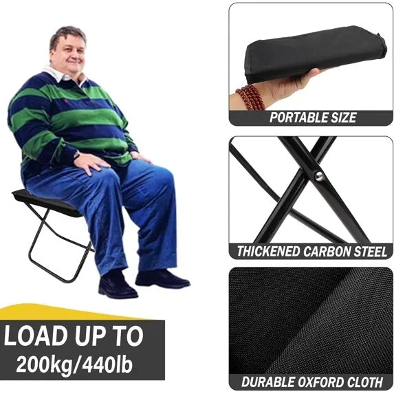 Holds Camping Portable, Professional service Chair 330LBS, 1PCS Events, Adults, Outdoors, Fishing Up Ideal and Hiking, to for Foldable Affordable delivery Camping, AmzDoer Chairs Portable for Chair, Portable