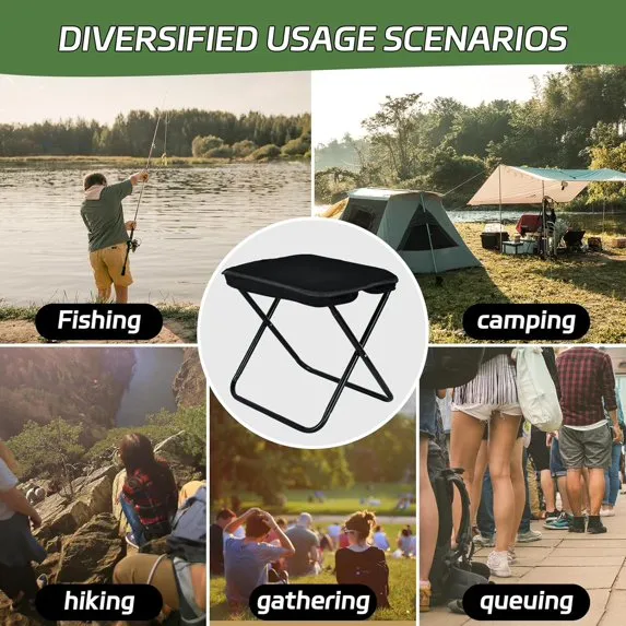 Holds Camping Portable, Professional service Chair 330LBS, 1PCS Events, Adults, Outdoors, Fishing Up Ideal and Hiking, to for Foldable Affordable delivery Camping, AmzDoer Chairs Portable for Chair, Portable