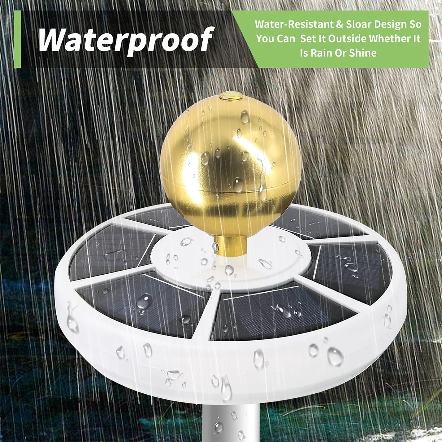 HOOPLE Flag Pole Light Solar Powered - Waterproof, Solar Flag Pole Light for 15 to 25 Ft In-Ground Flag Pole, Super Bright Flag Pole Solar Light from Dusk to Dawn for 12  Hours, Auto On/Off (26 LED)