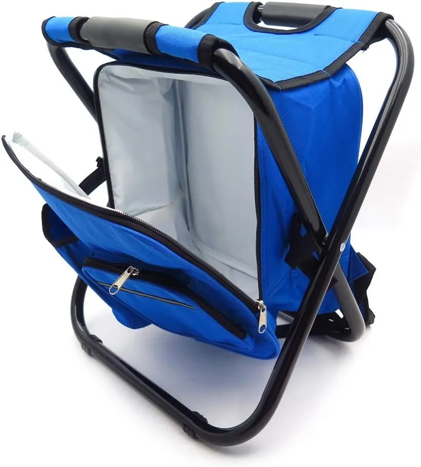 HTTMT - Portable Folding Camping Fishing Chair Stool Travel Backpack Beach Bag [Item Number: ET-Seat001]