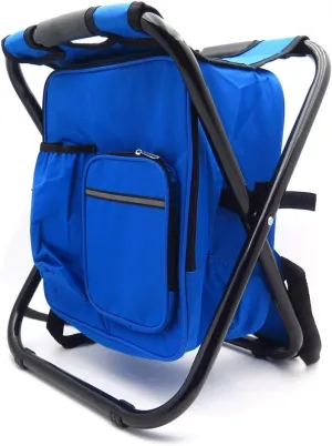 HTTMT - Portable Folding Camping Fishing Chair Stool Travel Backpack Beach Bag [Item Number: ET-Seat001]