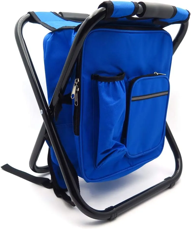 HTTMT - Portable Folding Camping Fishing Chair Stool Travel Backpack Beach Bag [Item Number: ET-Seat001]