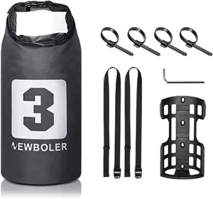 HXBER 3L/7L Bike Fork Bag Waterproof Roll Top Dry Bag Bike Fork Bag Cycle Pack Bike
