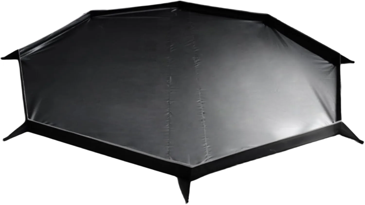 HXBER Tent Floor Mat Pyramid Tent Waterproof Ground Mat Picnic Mat Waterproof Beach Mat, Black