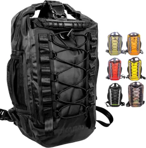 Hydric 25L Waterproof Backpack - Heavy Duty Dry Bag with Roll-Top Closure for Outdoor Adventures, Floating River, Hunting, Hiking, Canoeing, Kayaking, Rafting or Beach - Covert