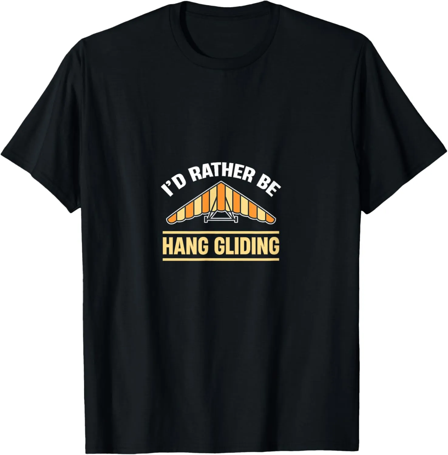 I'd Rather Be Hang Gliding Skydiver Parachuting Adventure T-Shirt